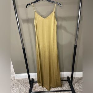 Long Satin Dress